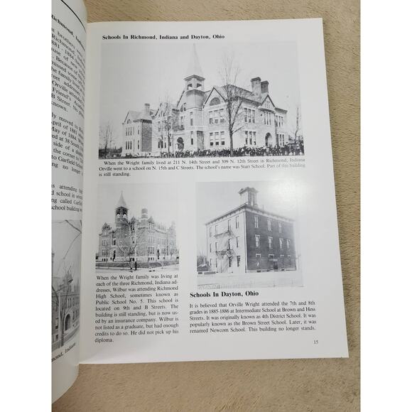 The Wright Brothers From Bicycle to Biplane Illustrated 1990 Print in USA - Picture 6 of 15